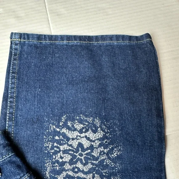 Vintage Wild Secret Womens Juniors Jeans Size‎ 9 High Rise Leg Design Y2K 90s - Picture 9 of 11